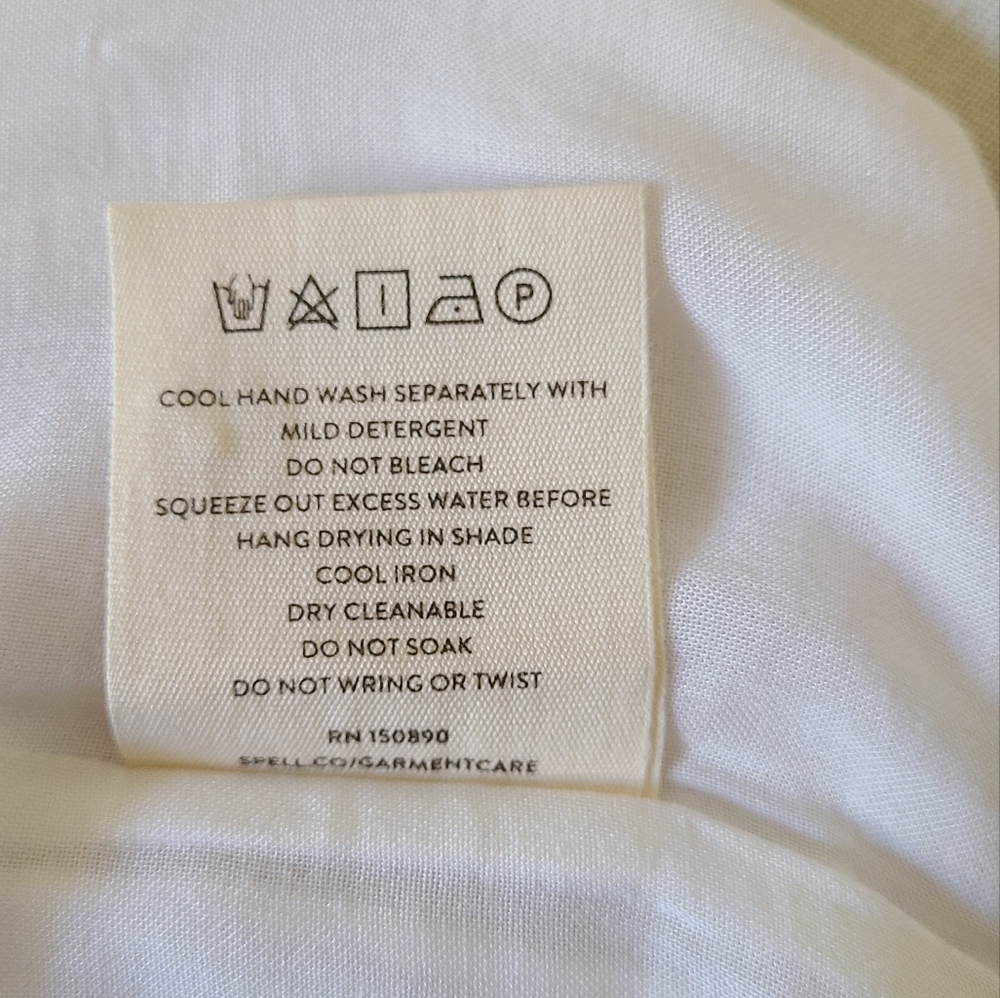 SWAPPED NWT Basic Linen Slip in White - Picture 12 of 13